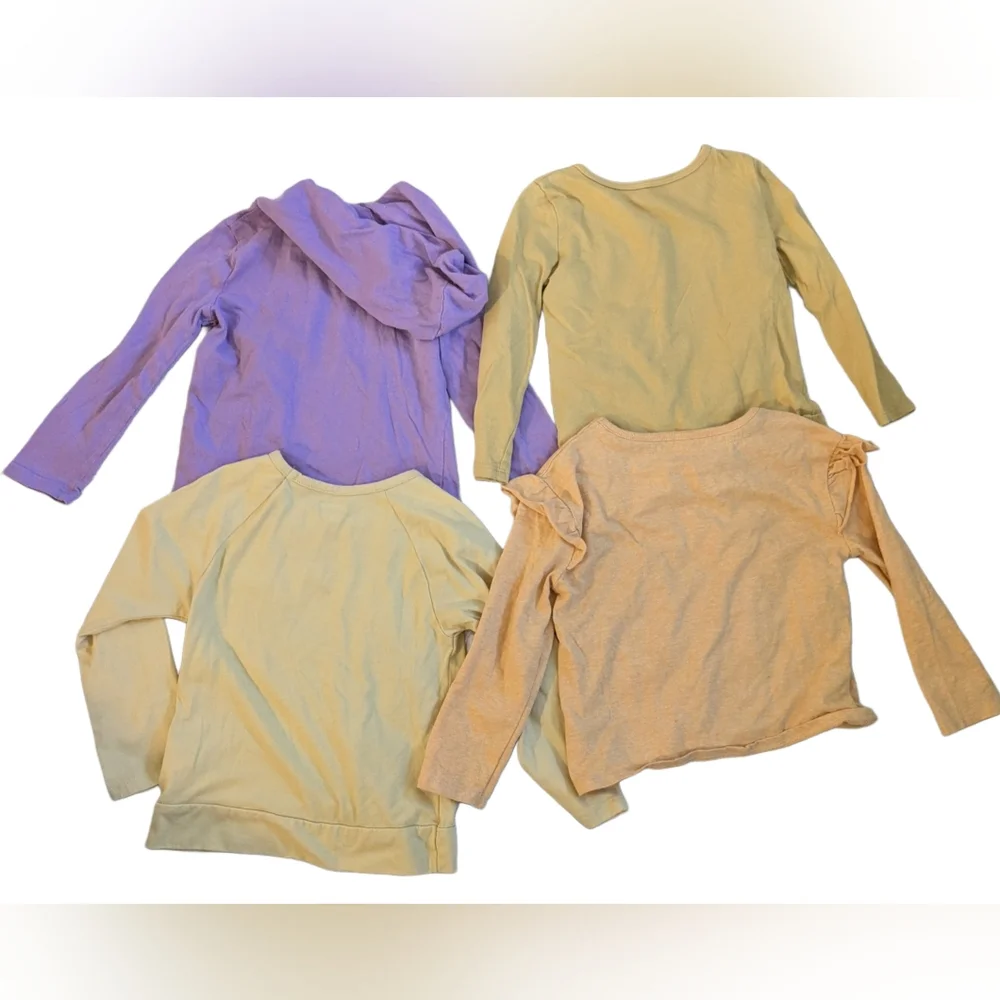 Lot of 4 long sleeve girls tops